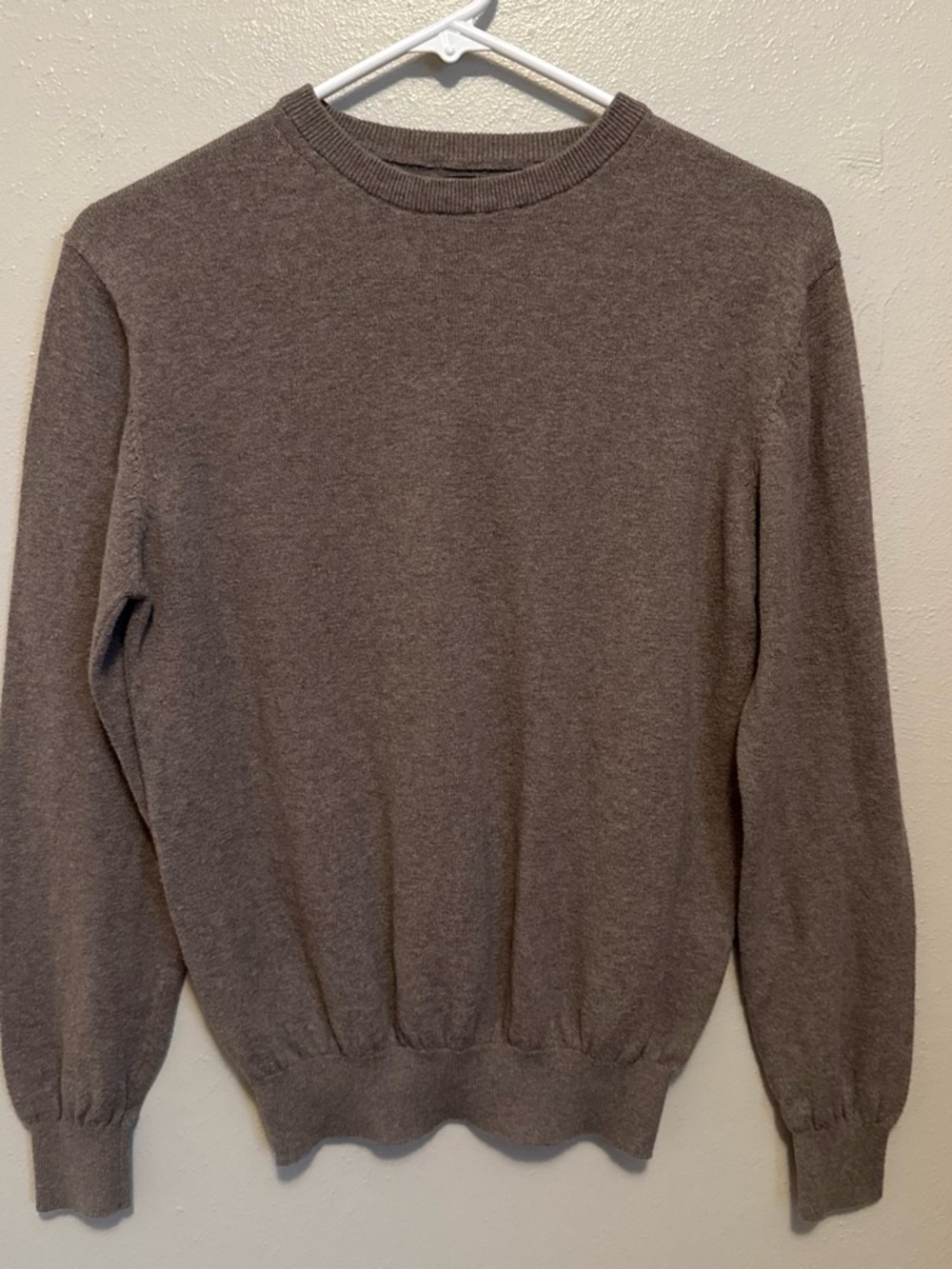 Italian Crewneck Sweater in Brown - Classic Everyday Knit